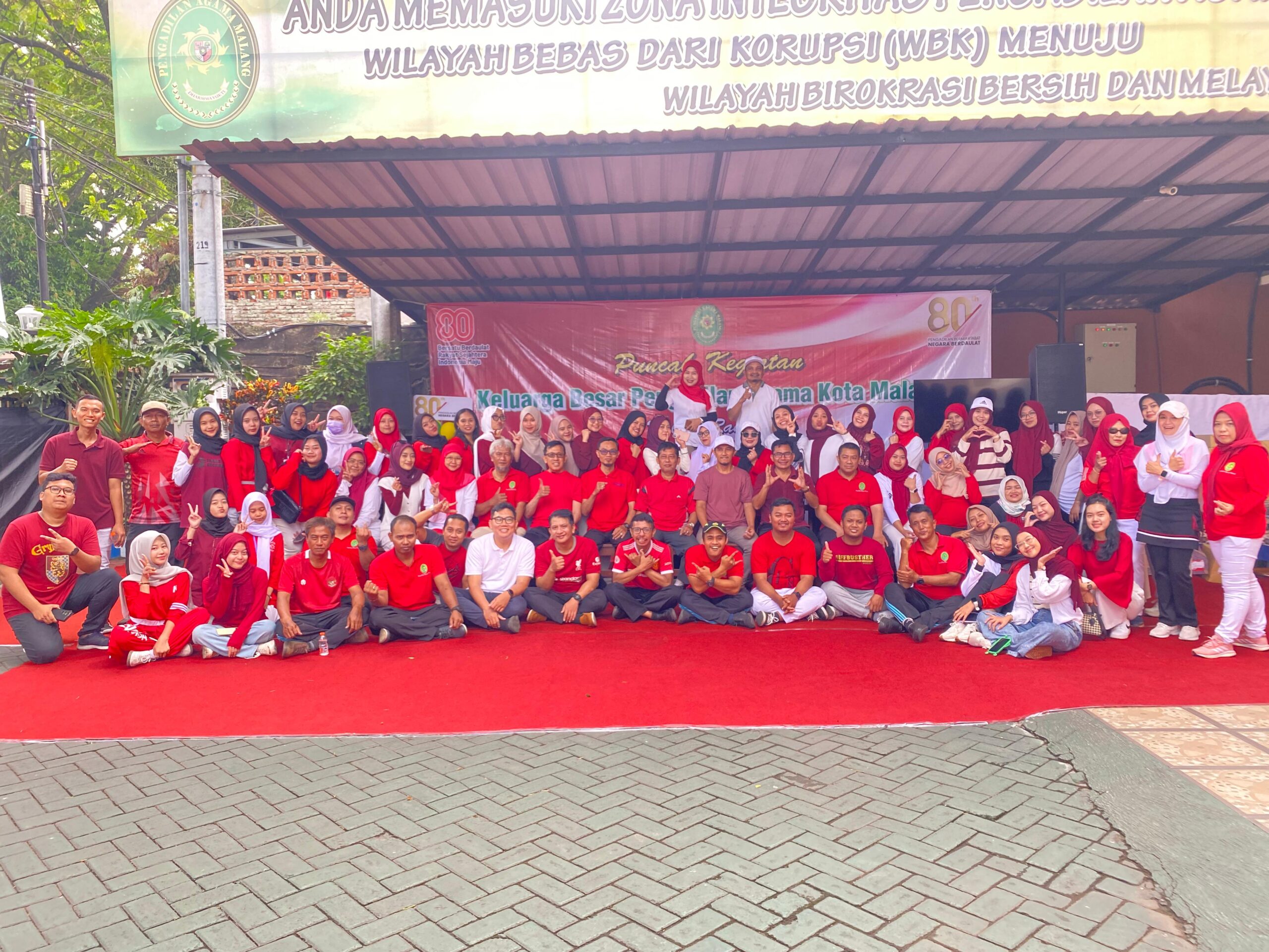 Akhir yang Meriah, Penutupan Pekan Olahraga PA Kota Malang Peringati HUT RI dan MA