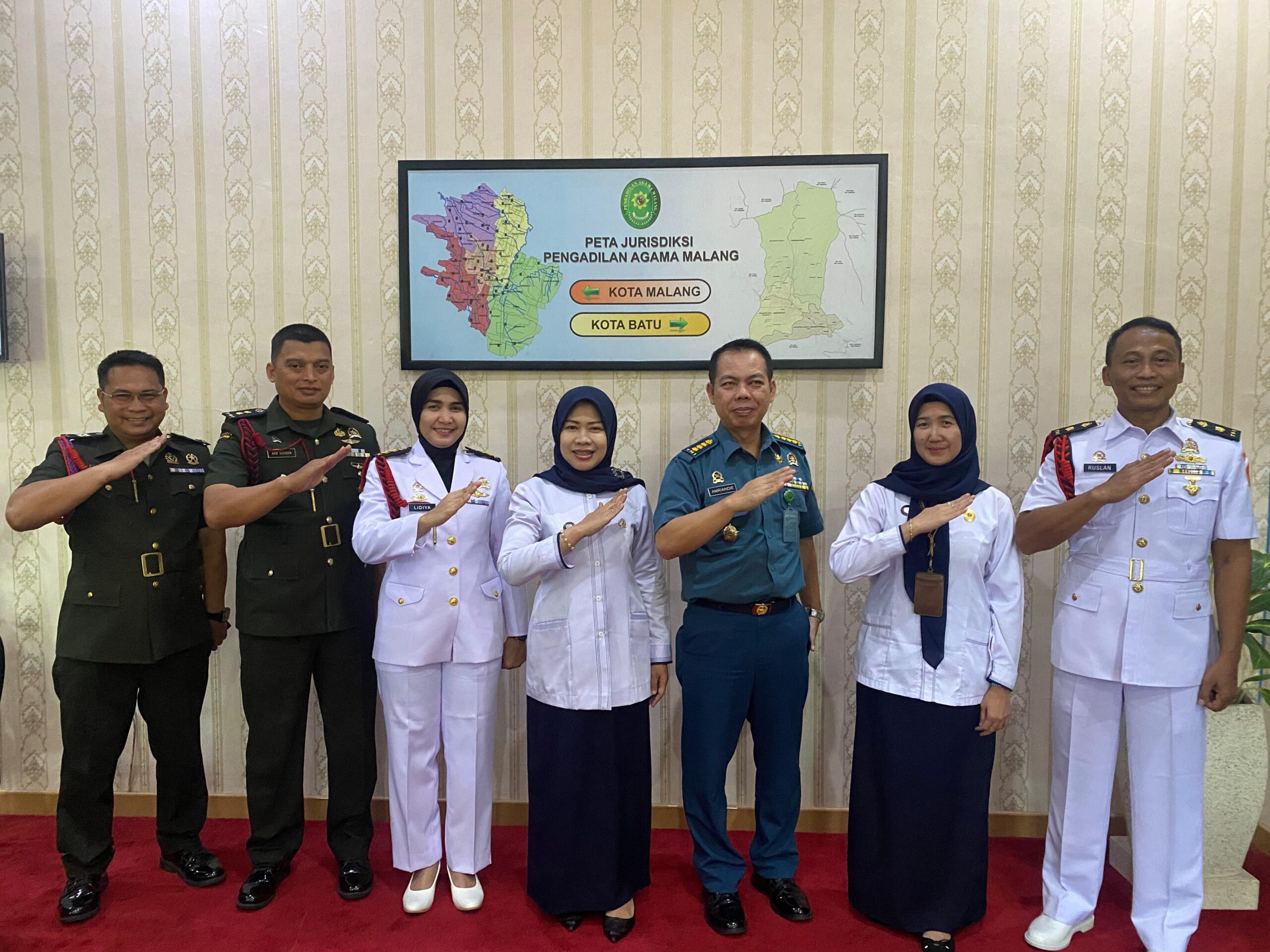 Wujudkan Peradilan Cepat dan Terjangkau! Sidang Keliling Dilmil III-12 Surabaya di PA Kota Malang