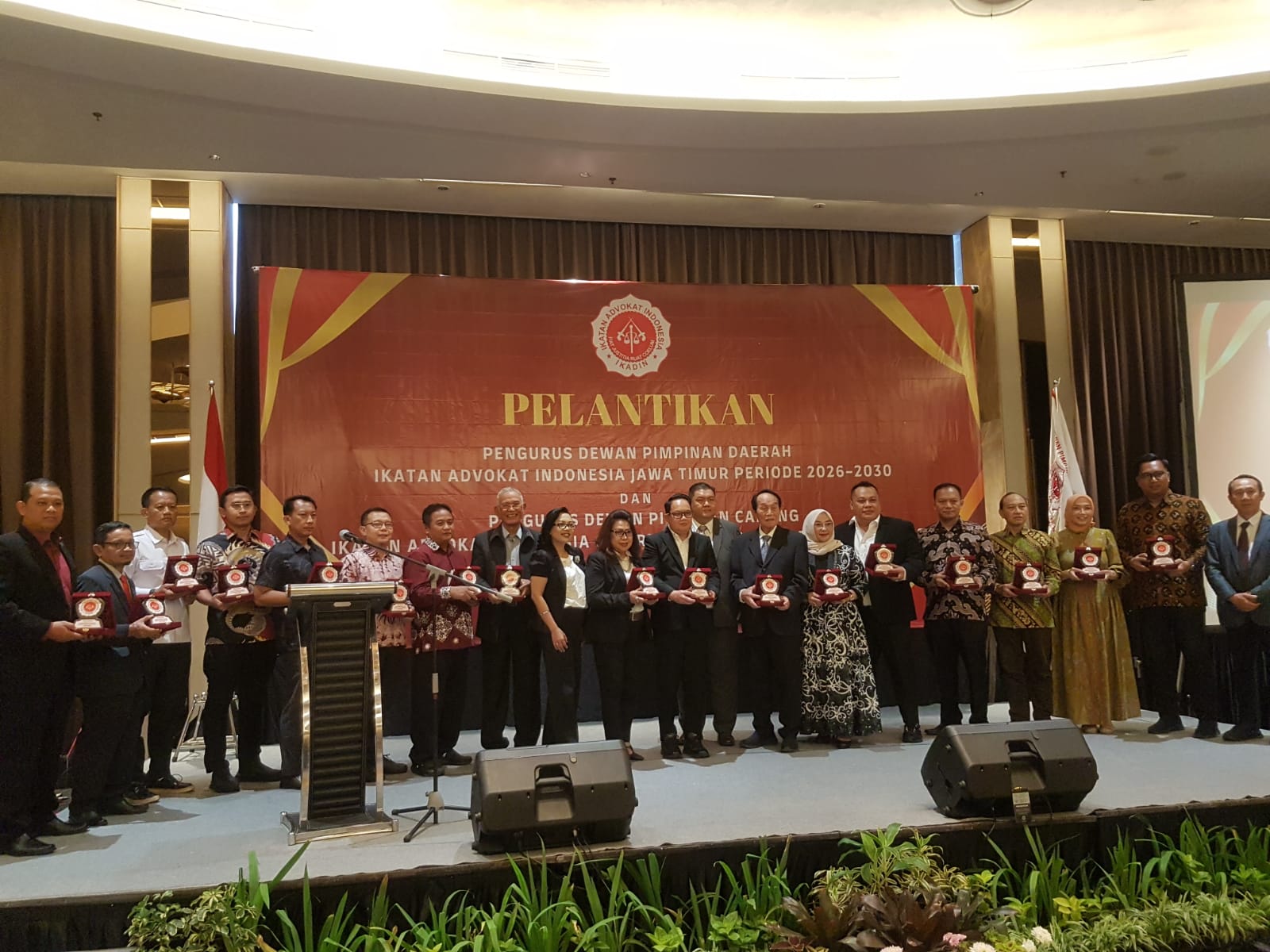 Wakil Ketua PA Kota Malang Dukung Penguatan Sinergi Hukum pada Pelantikan IKADIN Jatim
