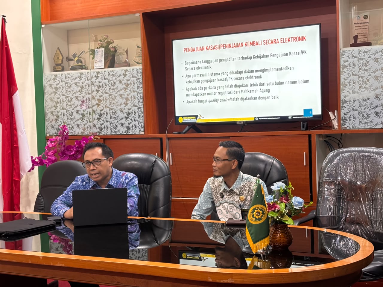 Perkuat Kualitas Administrasi Perkara, Kepaniteraan MA Gelar Monitoring dan Evaluasi di PA Kota Malang