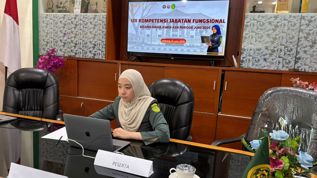 Dukung Transformasi SDM Peradilan, PA Kota Malang Fasilitasi Uji Kompetensi Jabatan Fungsional Kepegawaian