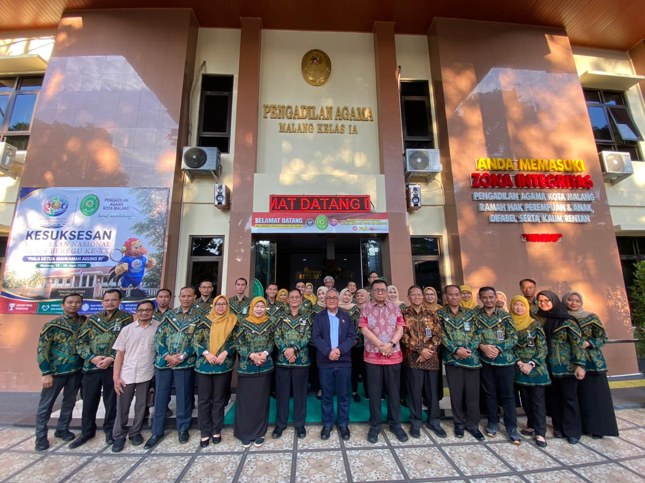 Sinergi dan Integritas Jadi Sorotan dalam Pembinaan Kamar Agama MA RI dan Dirjen Badilag di PA Kota Malang