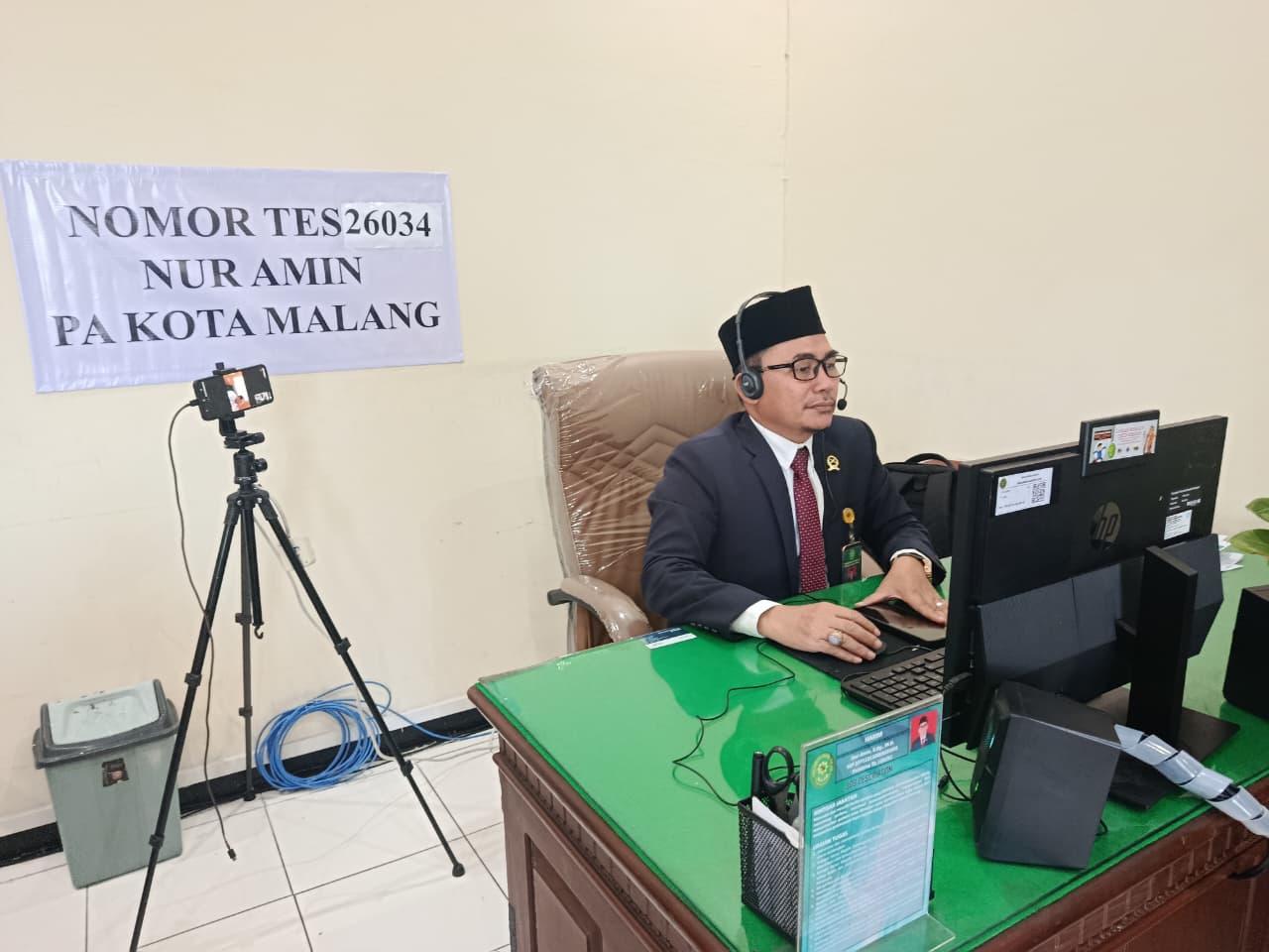 Siap Jadi Pemimpin Peradilan? Dua Hakim PA Kota Malang Jalani Wawancara Fit and Proper Test Calon Wakil Ketua