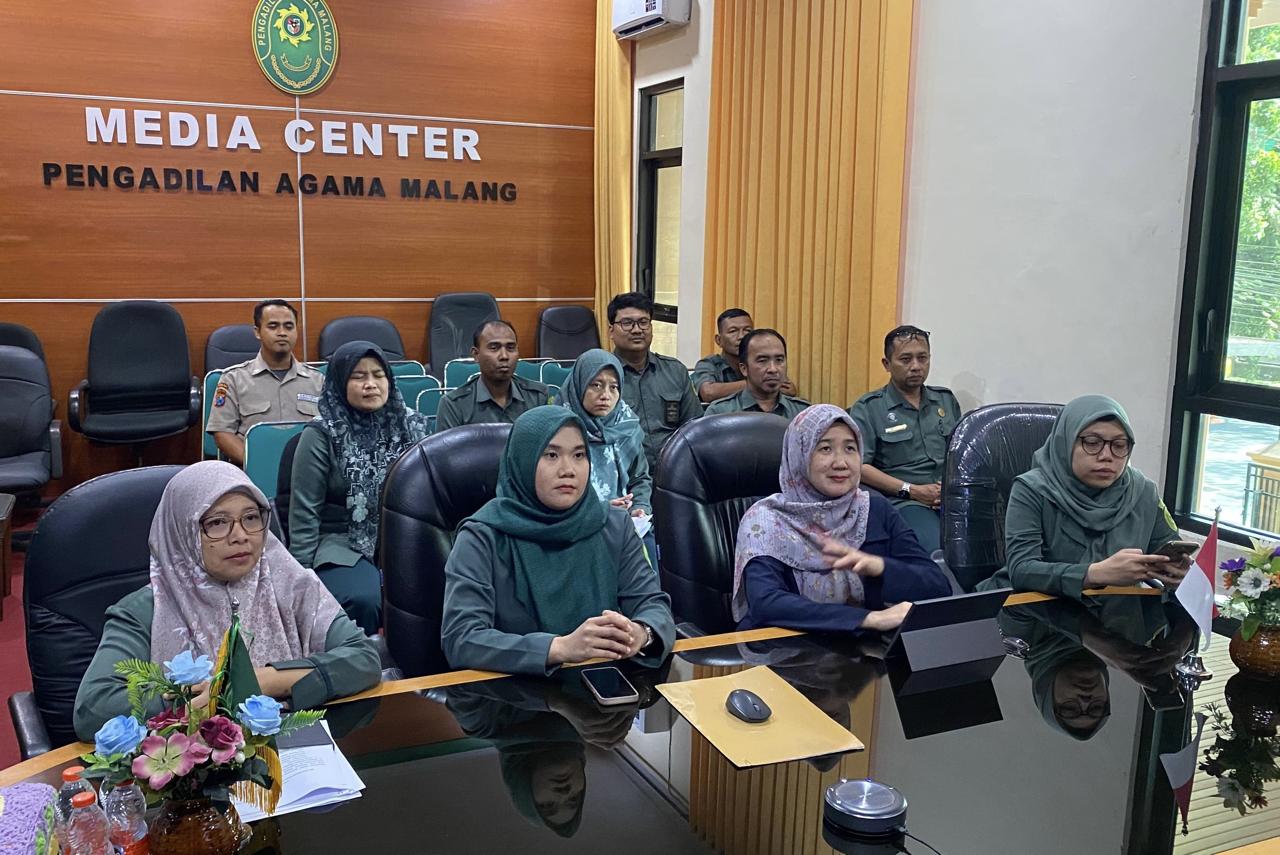 PA Kota Malang Ikuti Pembinaan Bidang Kepegawaian untuk Akselerasi Pengelolaan SDM Modern
