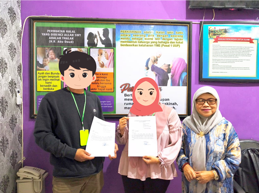 Mediasi Berhasil, Pasangan Cabut Rujuk dengan Sakinah Bahagia